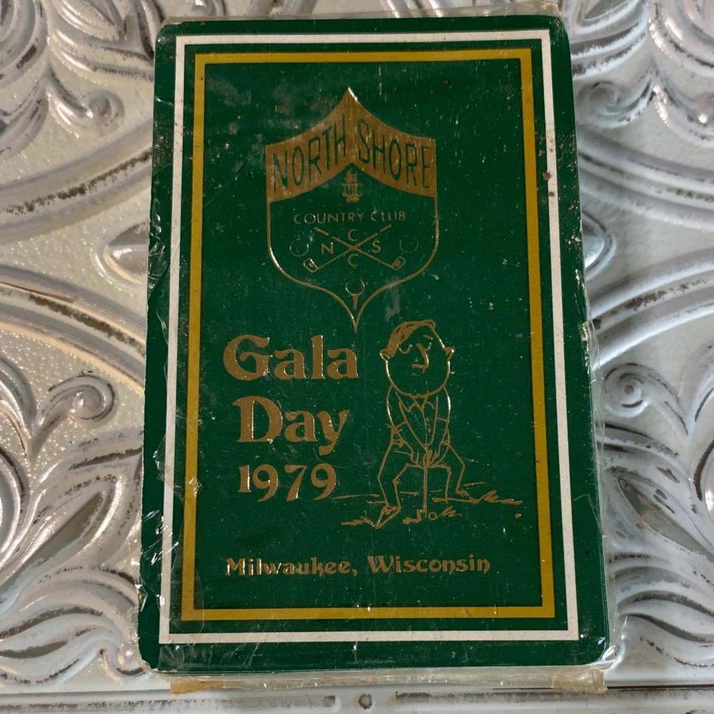 Vintage Playing Cards North Shore Country Club Gala Day 1979 Milwaukee Wisconsin